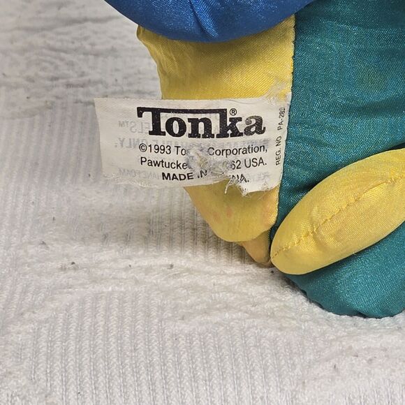 Vintage 90s Tonka Soft Walkin Wheels Bright Kids Plane Nylon Kid Memories - Picture 6 of 10